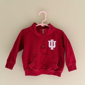 Kids Indiana IU Quarter-Zip Pullover